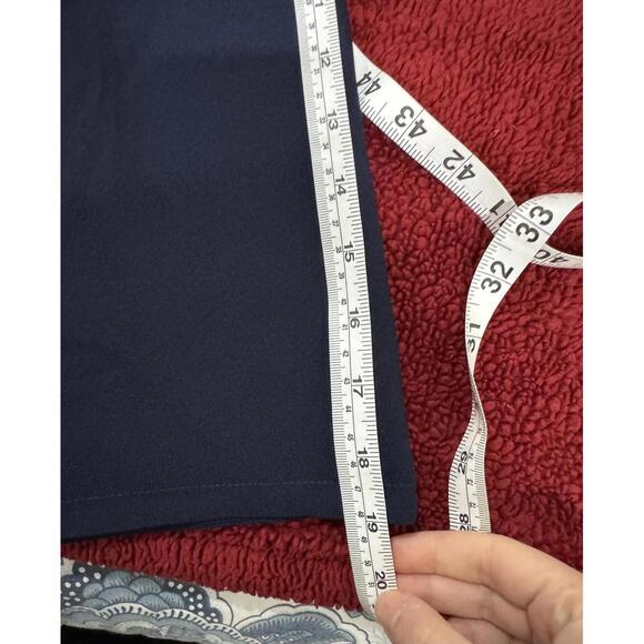 NWT Draper James Margaret Nassau Navy Scallop Hem Mini Skirt- Size 12 - Picture 9 of 9